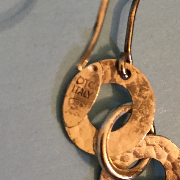 STERLING SILVER BRACELET & EARRINGS SET- GUC - Picture 6 of 7